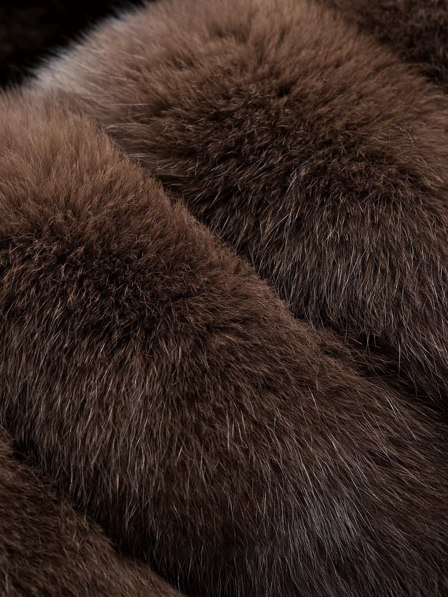 Women’s Fox Fur Vest | Mid-Length Slim Fit Winter Gilet Inspired by Finnish Saga Furs Style