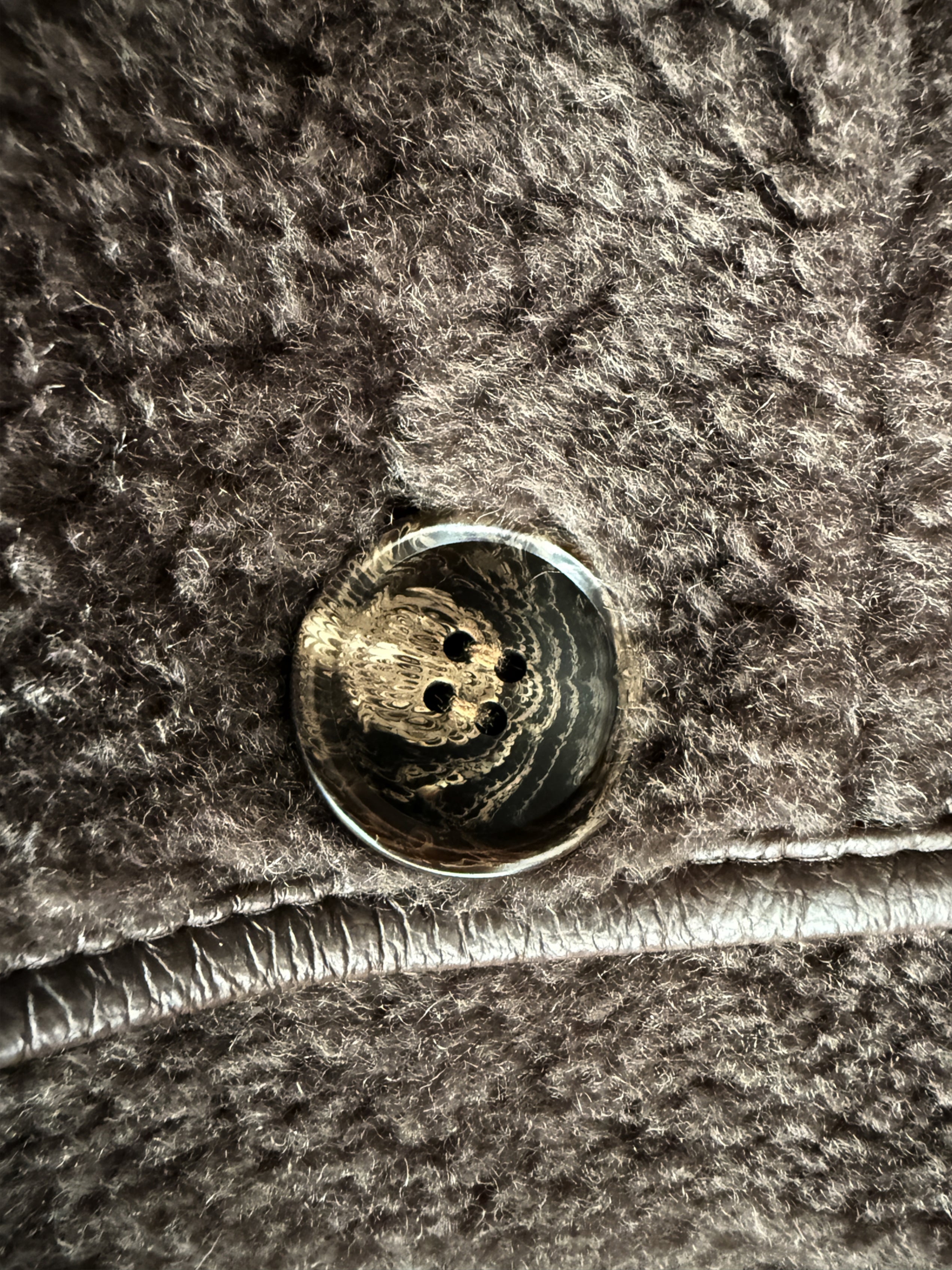 Reversible Faux Suede Coat for Women | Shearling-Lined Winter Lapel Jacket