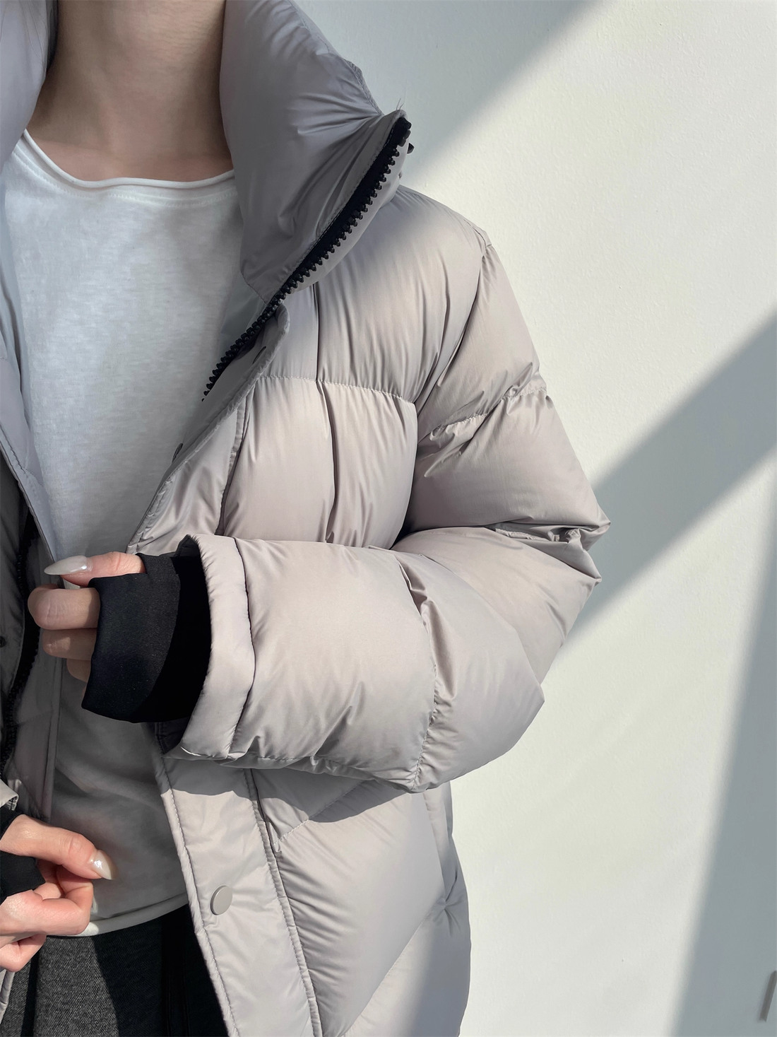 Couple’s 90% White Goose Down Puffer Jacket | 800 Fill Power Hooded Winter Coat with Water-Repellent & Anti-Stain Tech