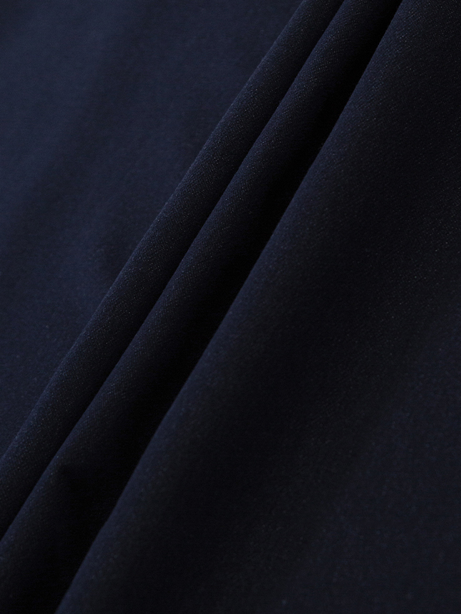 High-Quality Faux Denim Women's Loose Fit Banana Jeans – Elastic Waist Tall Extended Wide-Leg Scythe Pants