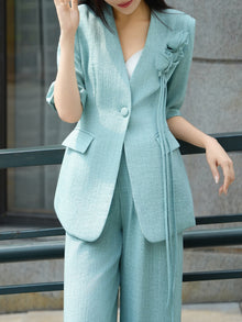 Blazer and wide-leg pants – Made to Measure
