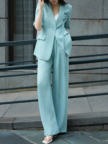 Blazer and wide-leg pants – Made to Measure