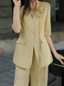 Blazer and wide-leg pants – Made to Measure