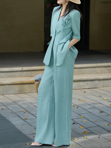 Blazer and wide-leg pants – Made to Measure