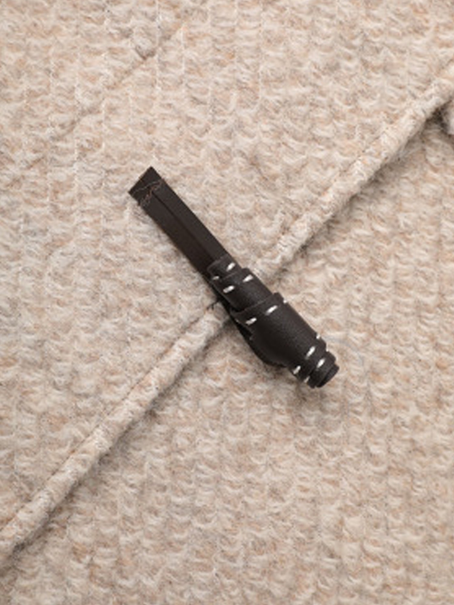 Wool-Blend Vintage Hooded Duffle Coat for Women – Loose Fit, Cozy Autumn-Winter Outerwear