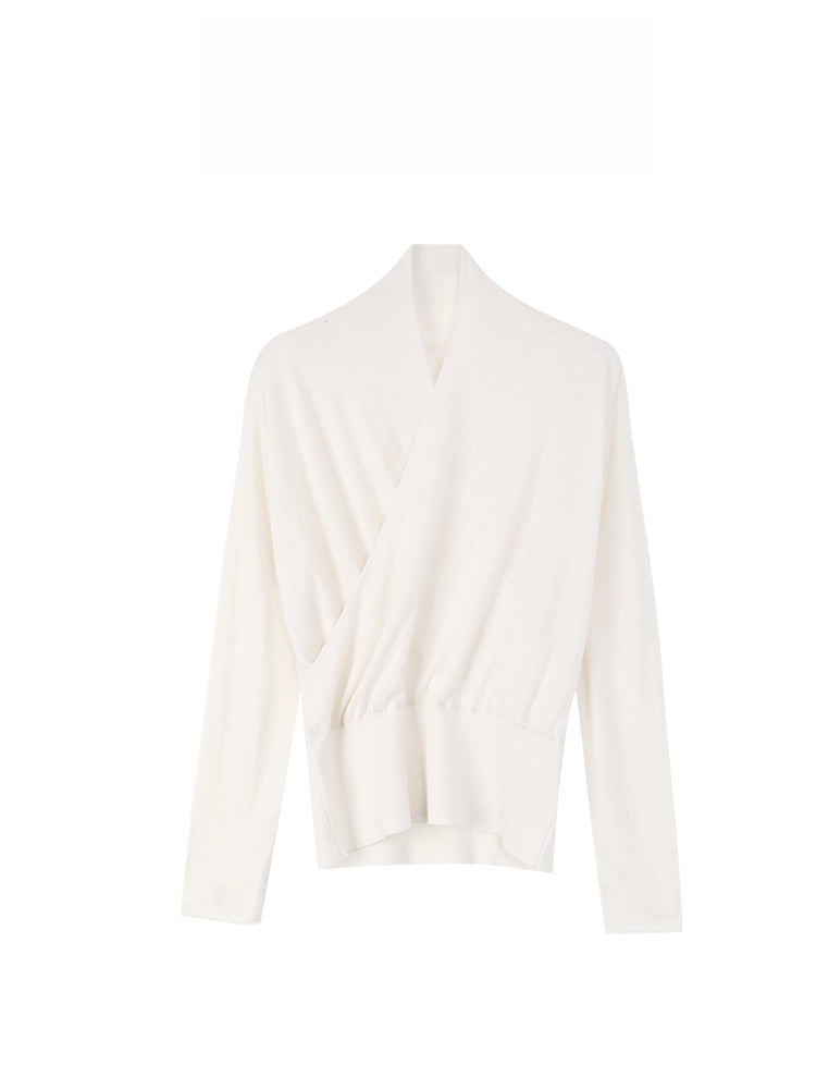 Elegant Rule – Luxury Merino Wool Sweater | German Stoll 48s Fine Knit Pullover for Women