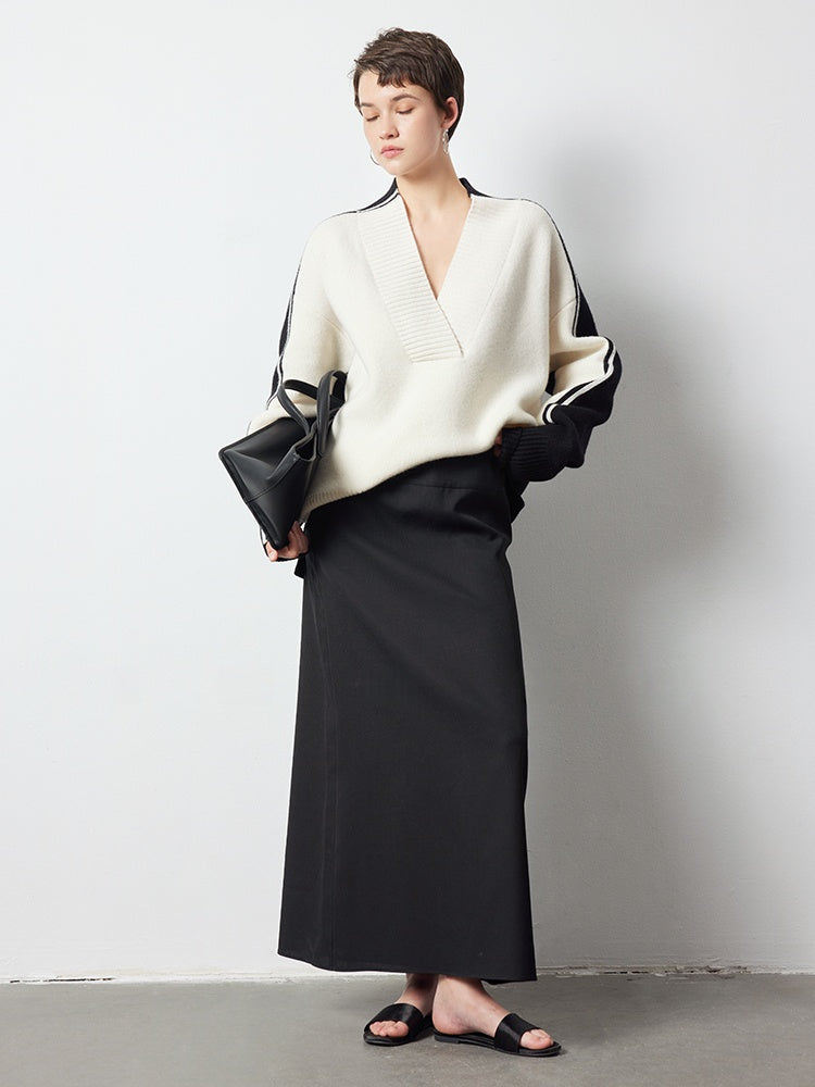 Minimalist Luxury Australian Wool Suit – Pseudo Two-Piece Blazer with Skirt or Pants (Sold Separately)