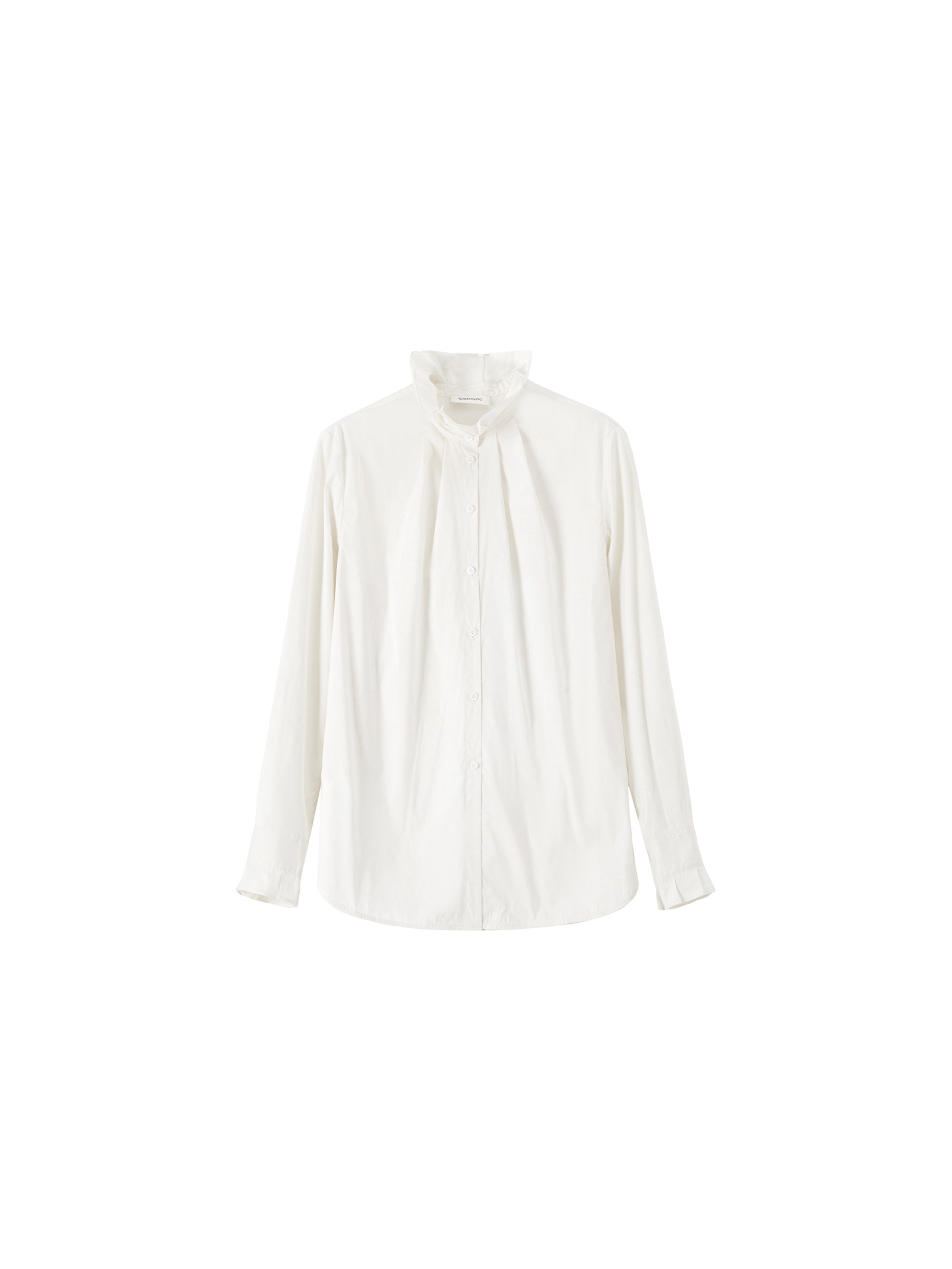 Victorian Romance Cotton-Feel Blouse with Ruffled Lapel Collar | Vintage Loose-Fit Elegant Shirt
