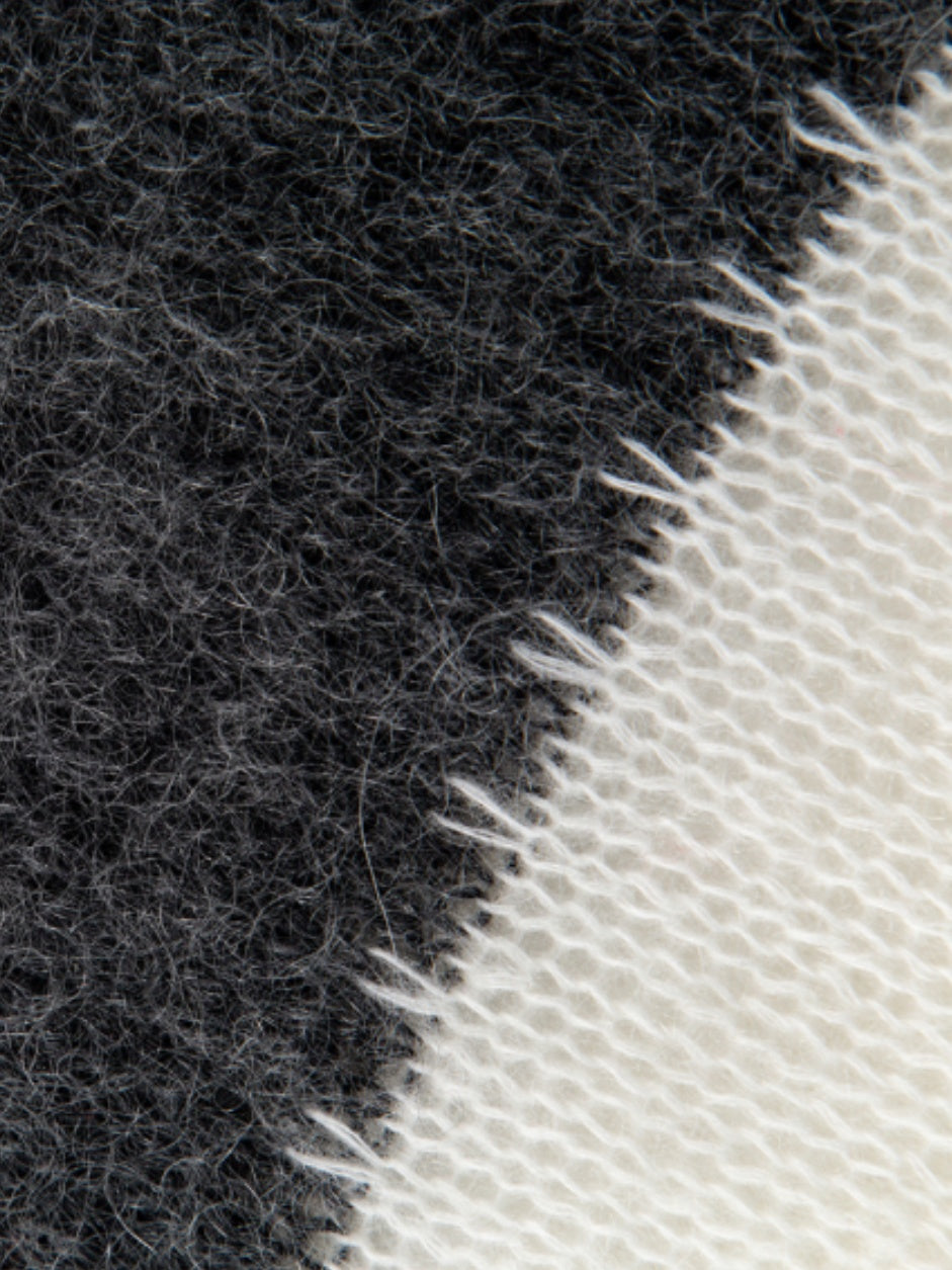 Soft Fuzzy Mohair & Merino Wool Pullover Sweater for Women | Cozy Fall Winter Knitwear