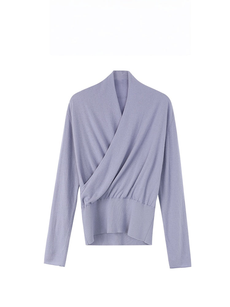 Elegant Rule – Luxury Merino Wool Sweater | German Stoll 48s Fine Knit Pullover for Women