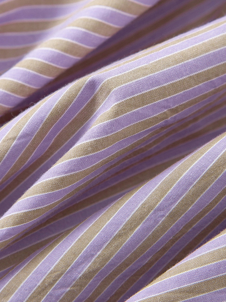 Trendy Soft-Dry Cotton Yarn-Dyed Relaxed Stripe Shirt