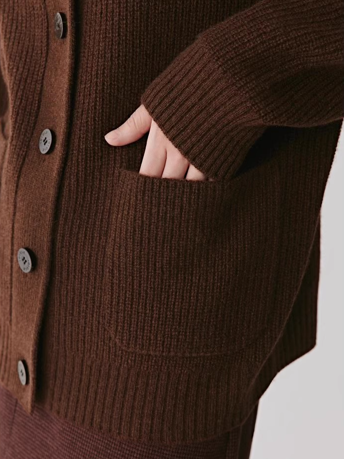 Women’s New Winter Yak-Wool Knit Cardigan | Soft & Warm Yak Wool Cardigan