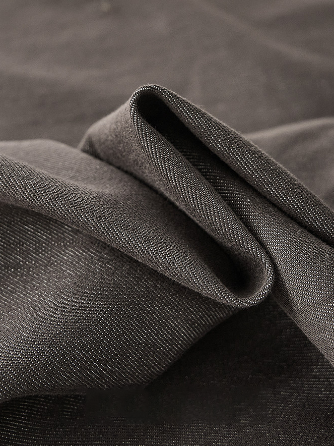 Amber Flow Tencel Brown Curved-Leg Wide-Leg Denim Pants for Women – Thickened Sickle-Cut Jeans for Fall & Winter