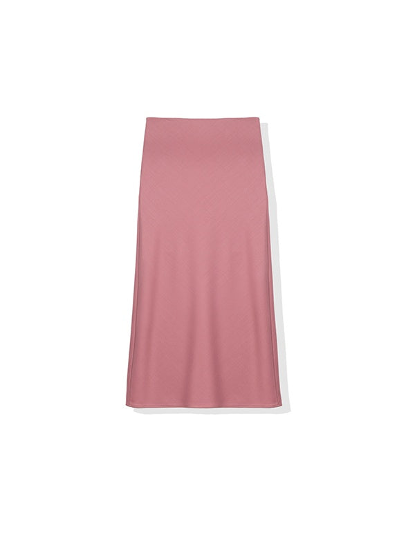 Japanese Washable 90S Fine Merino Wool Pencil Skirt | Elegant High-End Fishtail Hem Midi Skirt