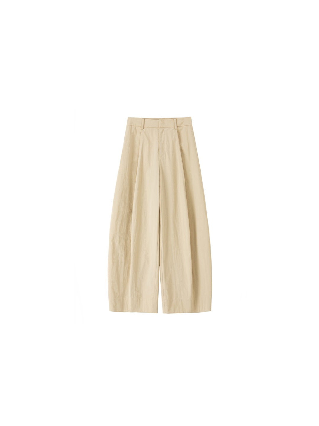 Chic Style Micro-Pleated Cotton-Silk Blend Washed Fabric Commuter Versatile Scythe Balloon Casual Pants