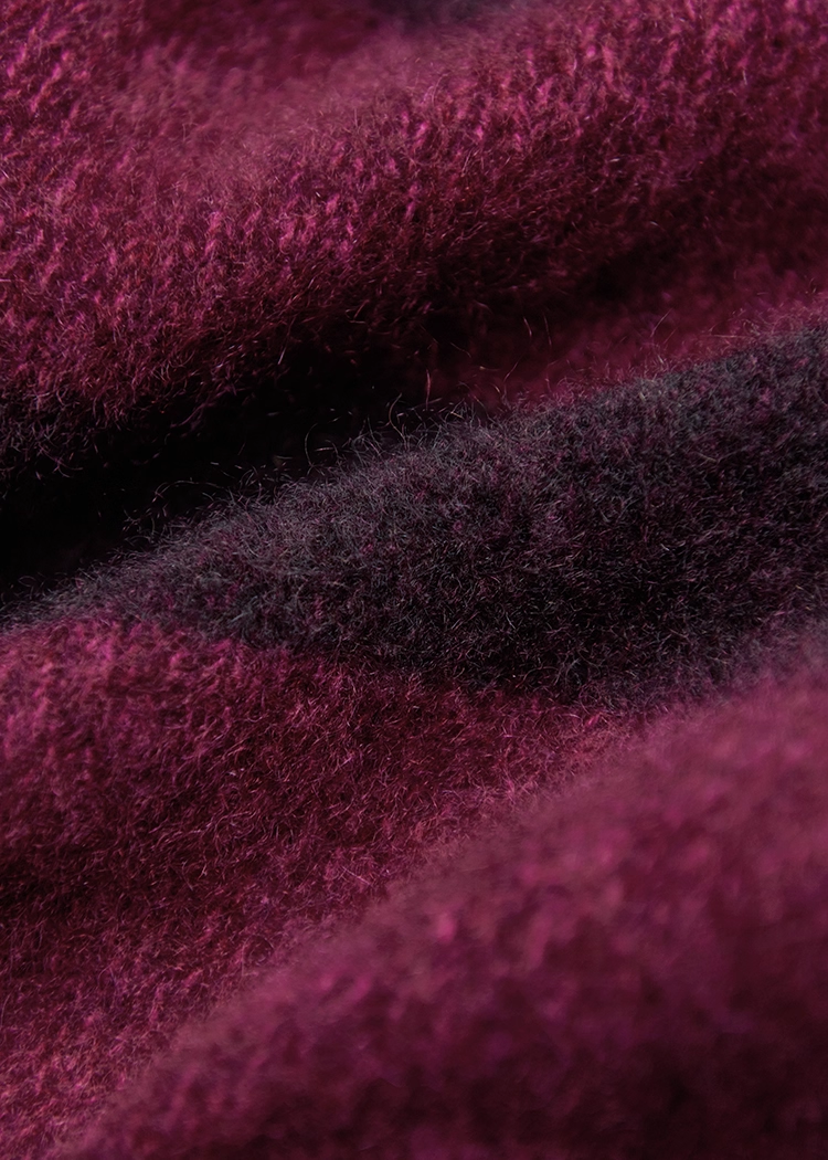 Nordic Christmas Night | Heavyweight Luxurious Brushed Cashmere Color-Block Striped Relaxed Soft Crewneck Sweater – Premium Winter Knitwear