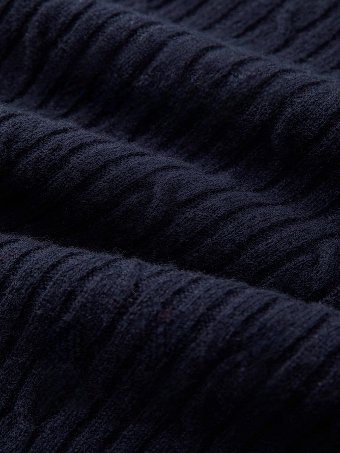 100% Merino Wool French-Style Christmas V-Neck Sweater for Women – New Cozy Relaxed Knit Top