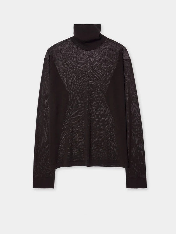 Women’s Heavyweight Pure Wool Turtleneck Sweater | Biella Superfine Merino, Relaxed Quiet-Luxury Fit