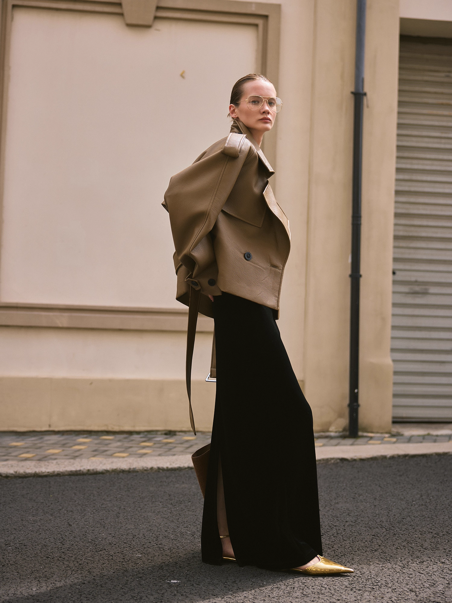 Velvet-Texture Draped A-Line Skirt for Women — Glossy, Stylish & Leg-Slimming