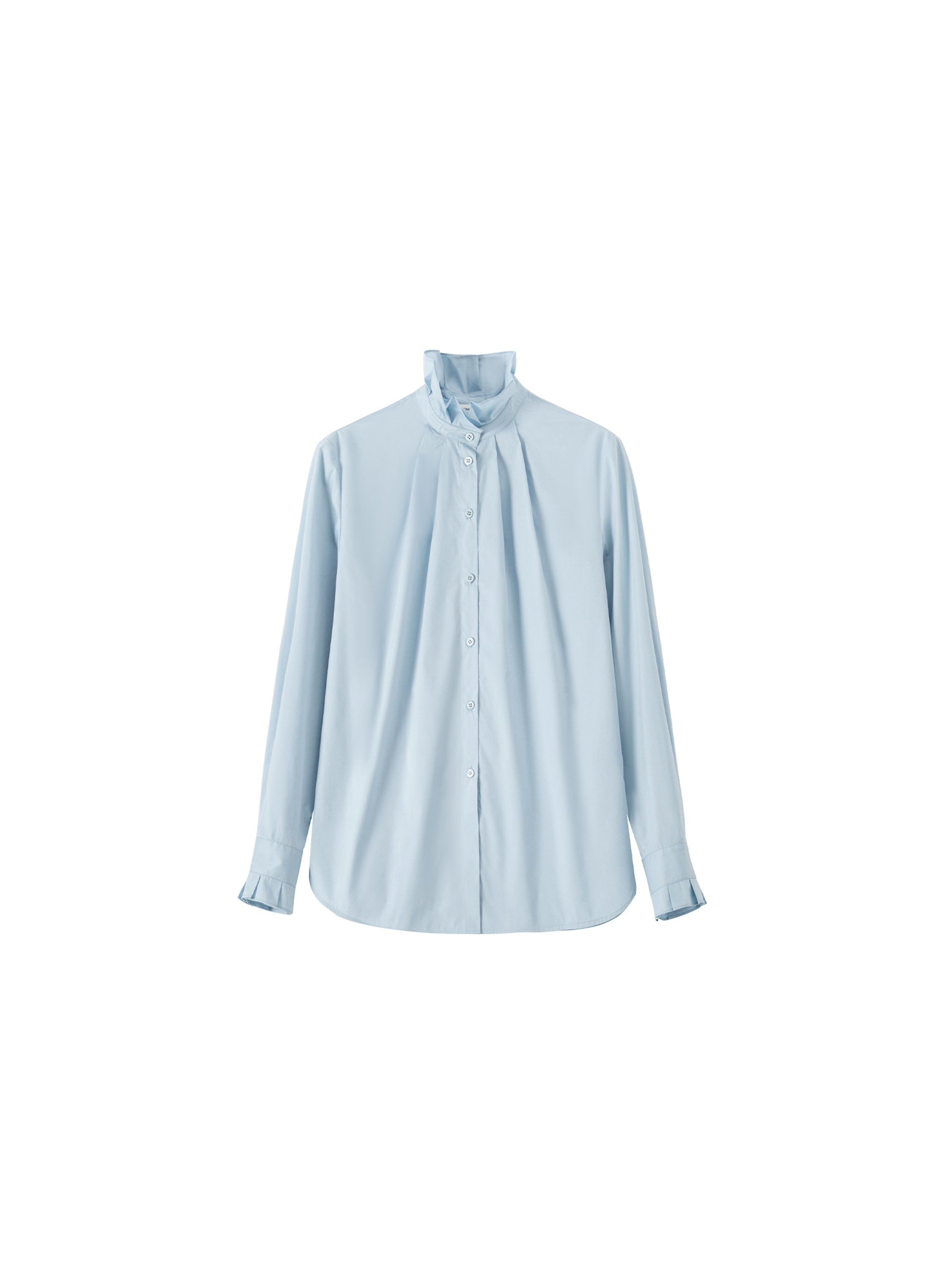 Victorian Romance Cotton-Feel Blouse with Ruffled Lapel Collar | Vintage Loose-Fit Elegant Shirt
