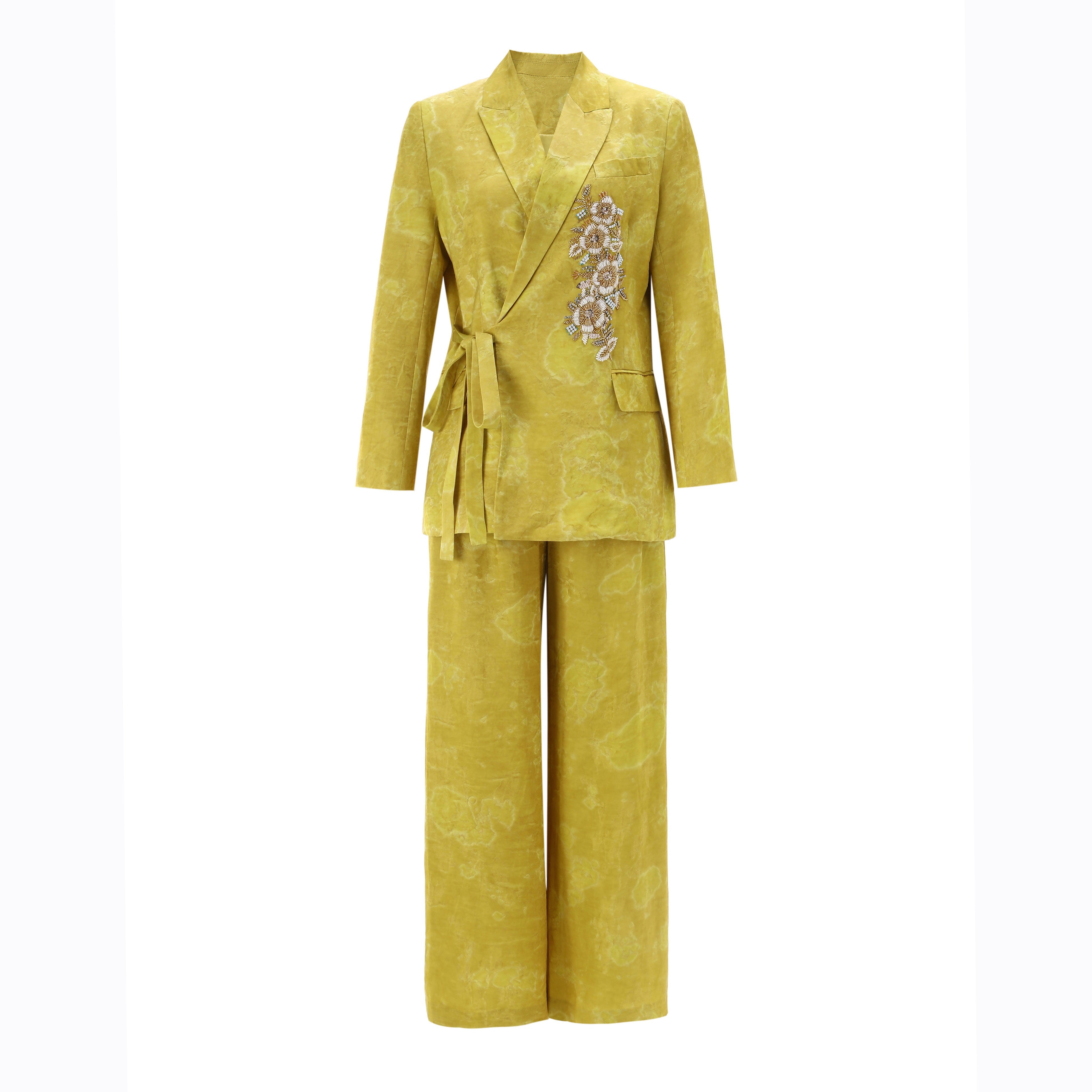 Haute Couture Women's Suit – 2025 Autumn Beaded Jacquard Triacetate Two-Piece