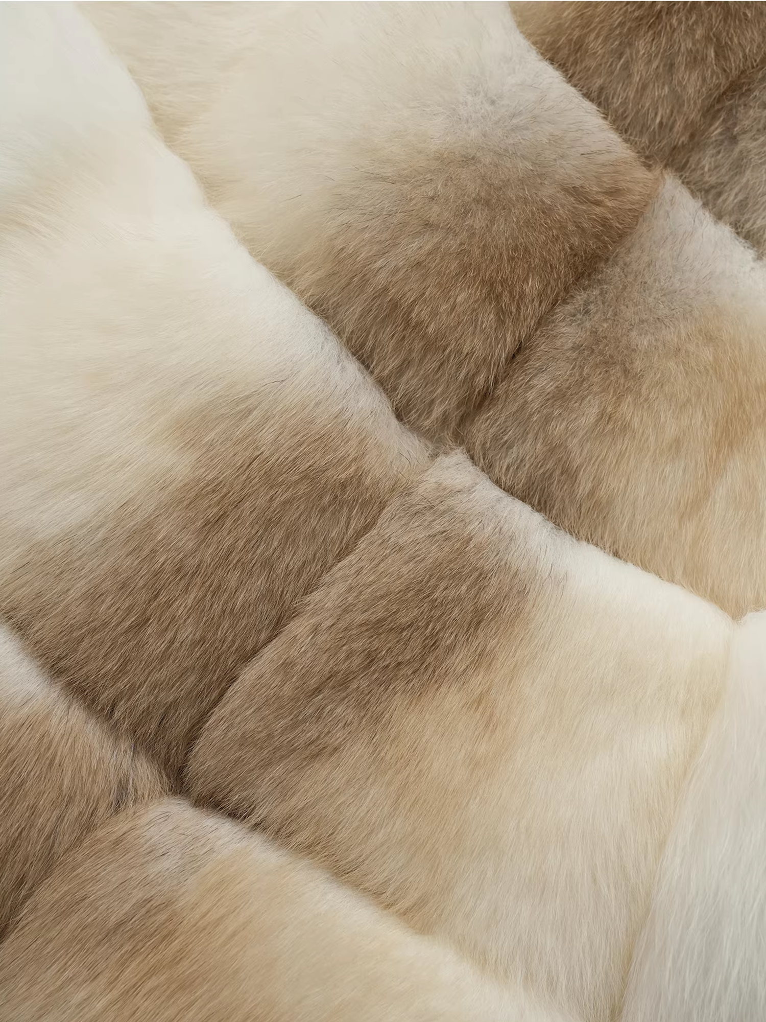 Women’s Fox Fur Vest | Short Winter Gilet Inspired by Finnish Saga Furs Design