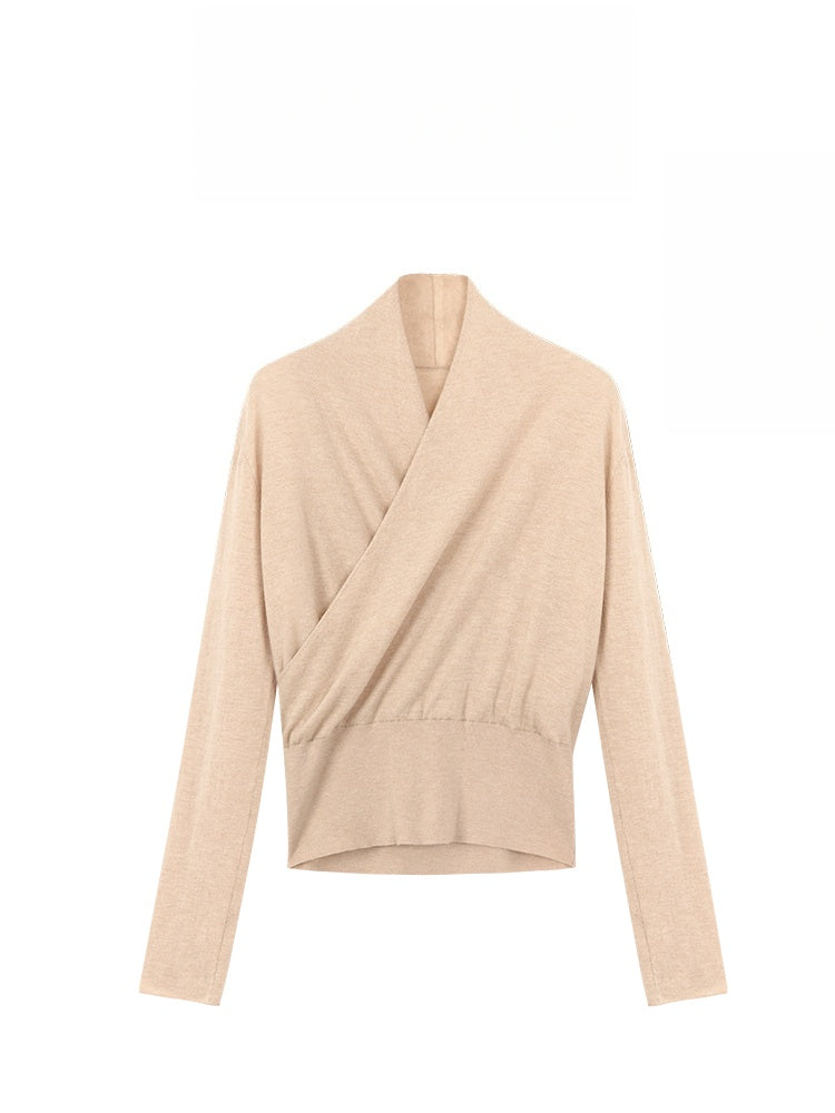 Elegant Rule – Luxury Merino Wool Sweater | German Stoll 48s Fine Knit Pullover for Women
