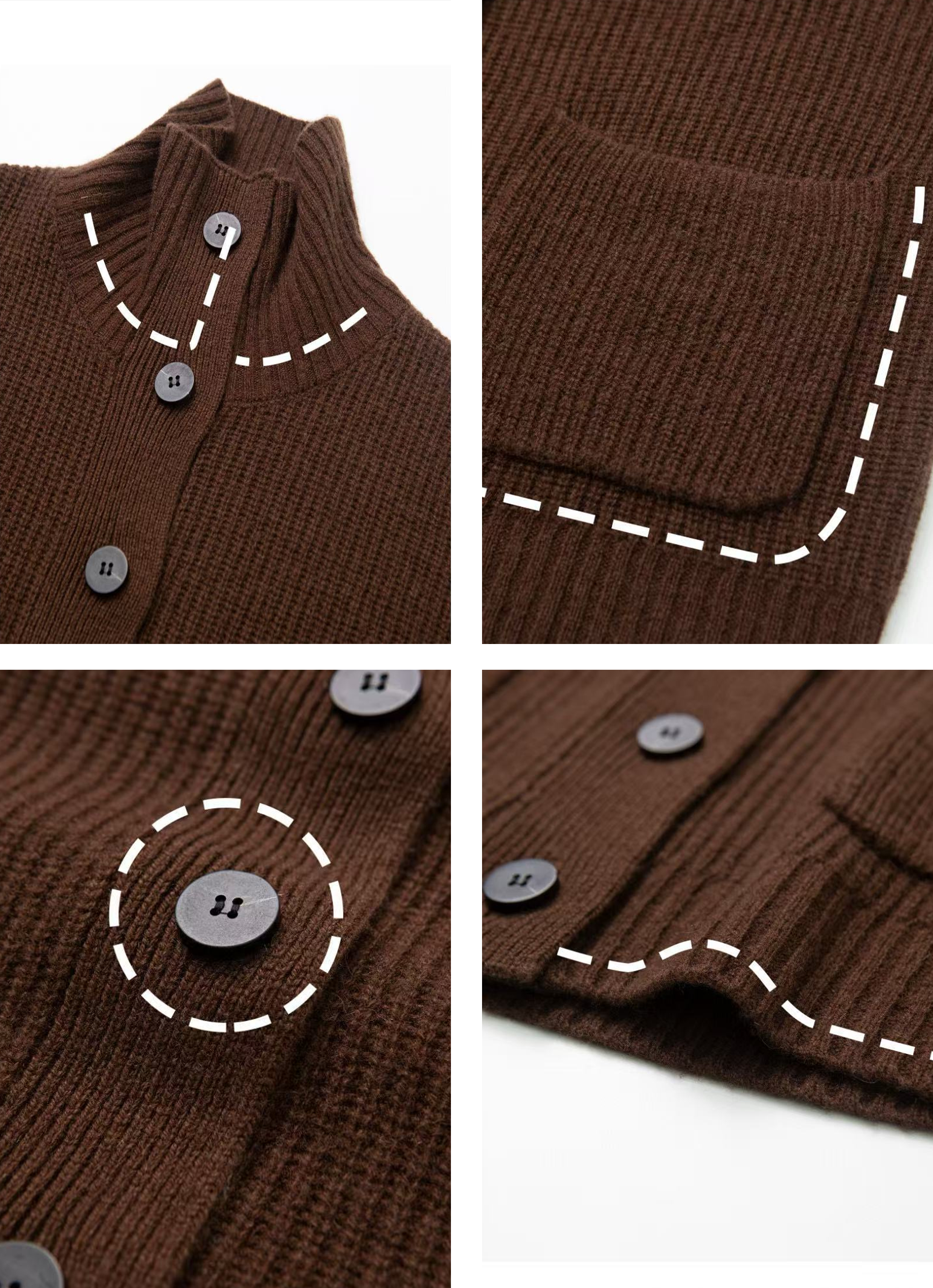 Women’s New Winter Yak-Wool Knit Cardigan | Soft & Warm Yak Wool Cardigan