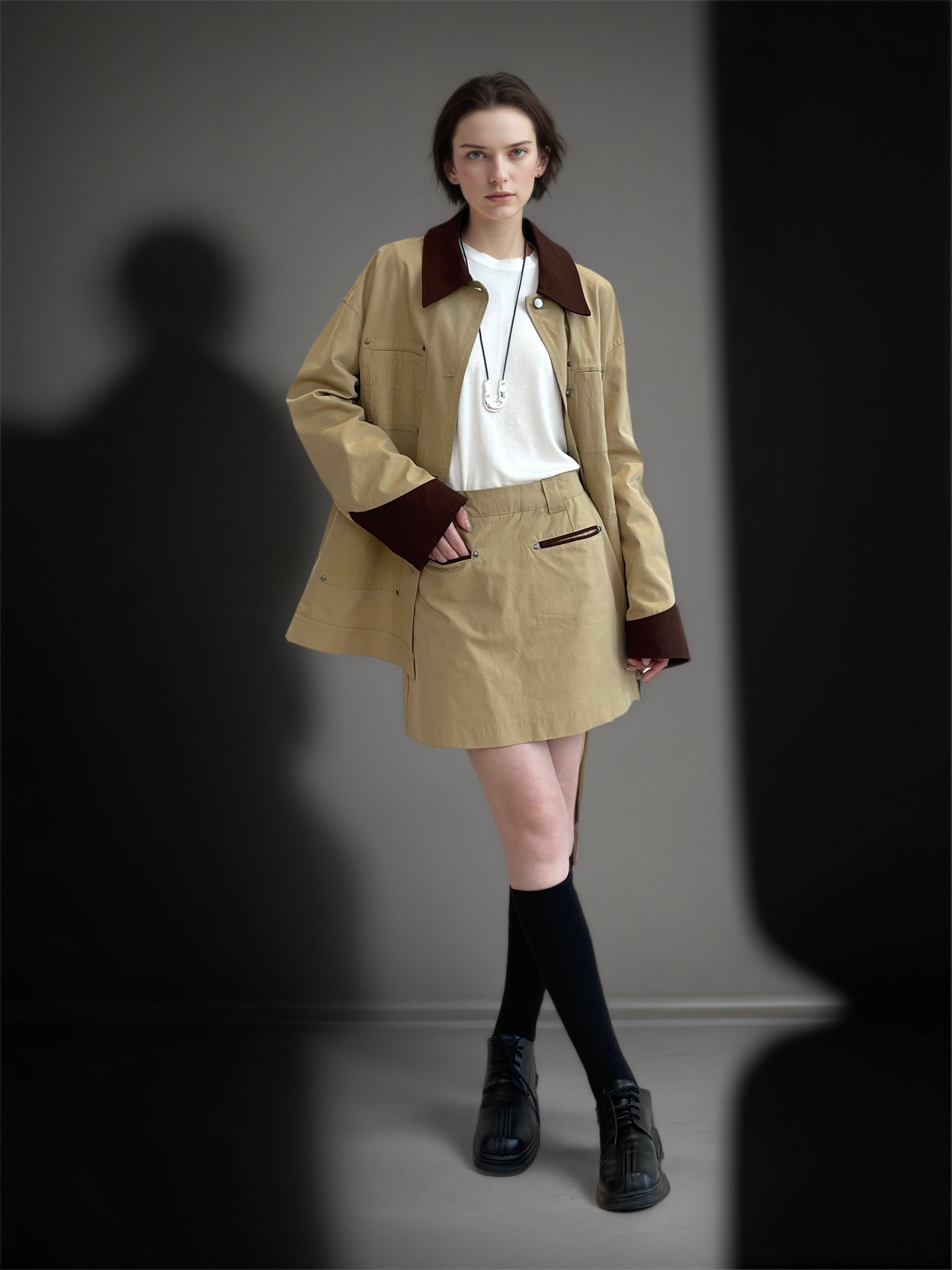 Silk Cashmere Thermal Long Sleeve T-Shirt for Women | Ultra-Soft Japanese IFACE Yarn Base Layer Top