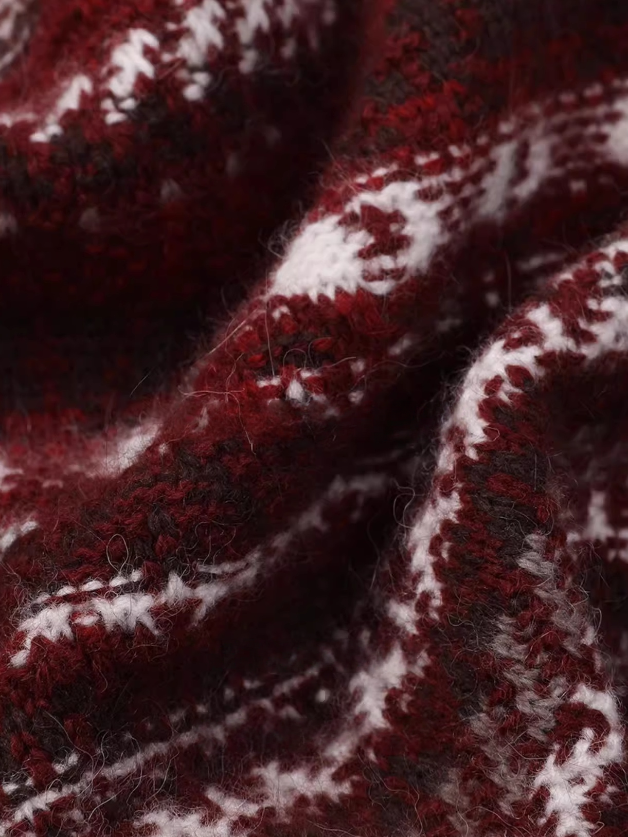 Fair Isle Layered Vest – Stylish V-Neck Jacquard Knit Cardigan for Women, Fall/Winter Sweater