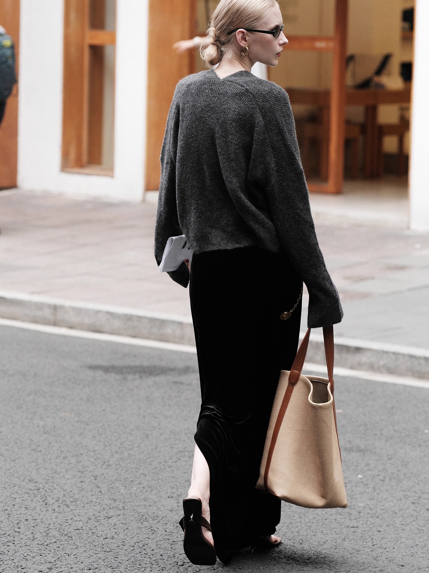 Velvet-Texture Draped A-Line Skirt for Women — Glossy, Stylish & Leg-Slimming