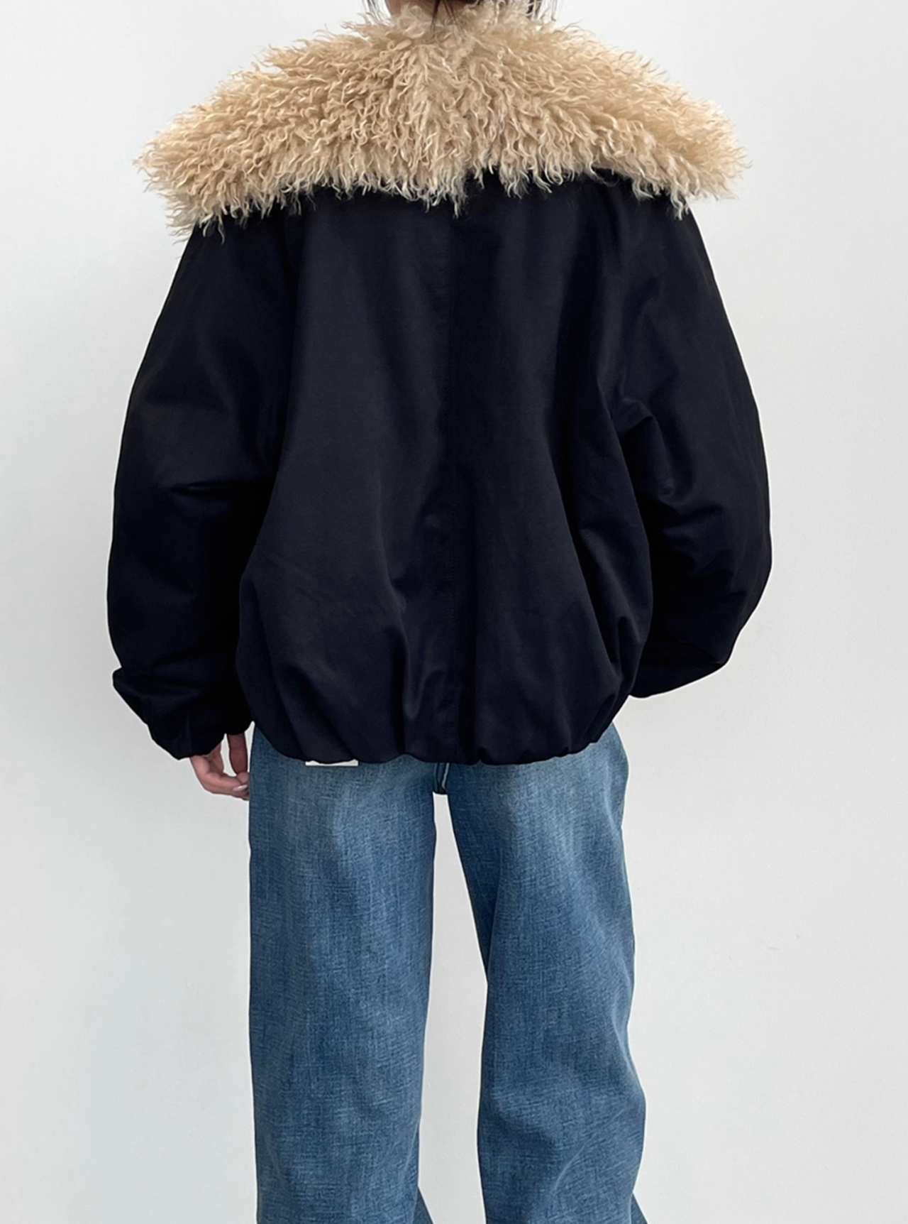 Women’s Plush Oversized  Jacket with Large Lapel | Warm Fleece Lined Winter Coat