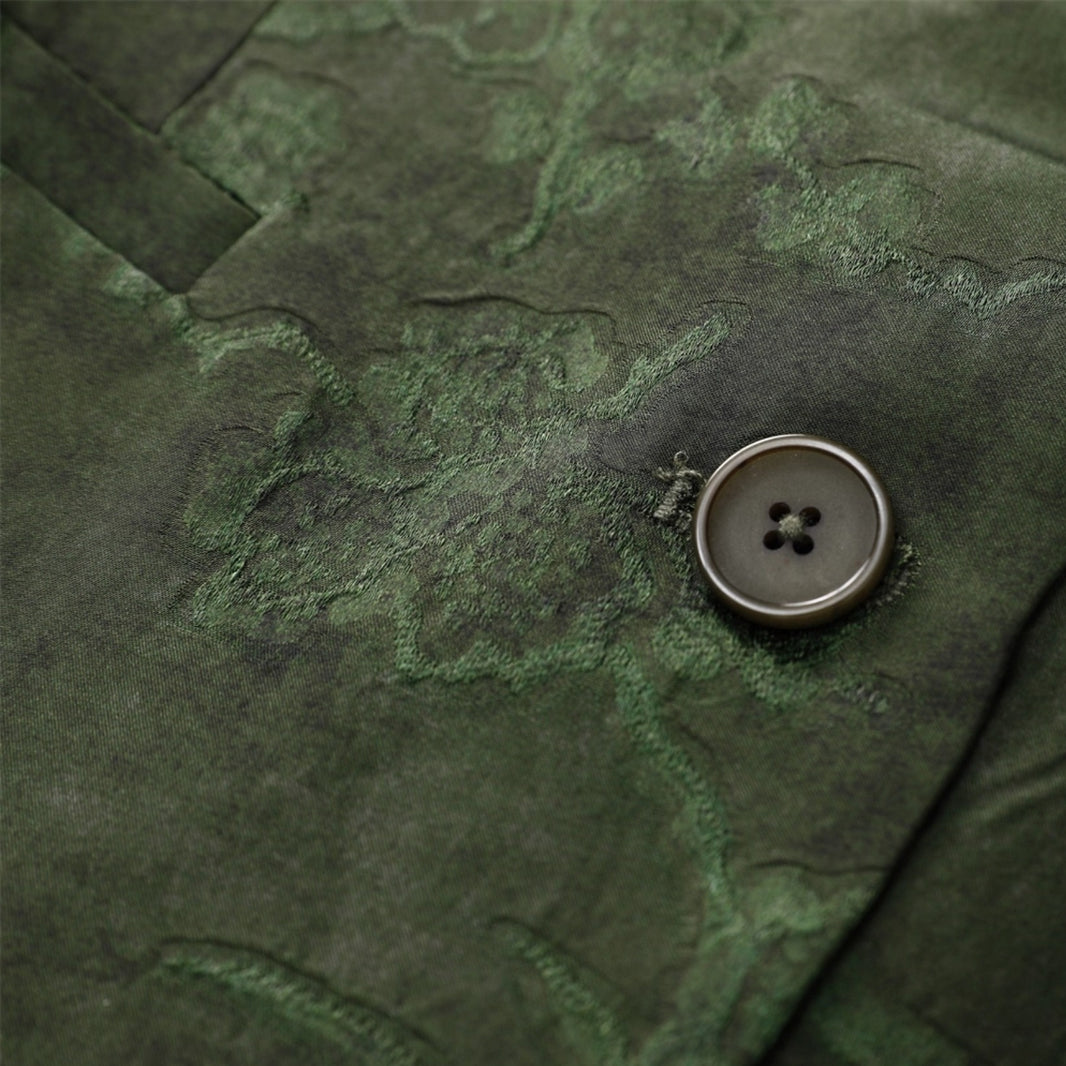 Acetate Jacquard Cargo Pants 600060536gry main image 1