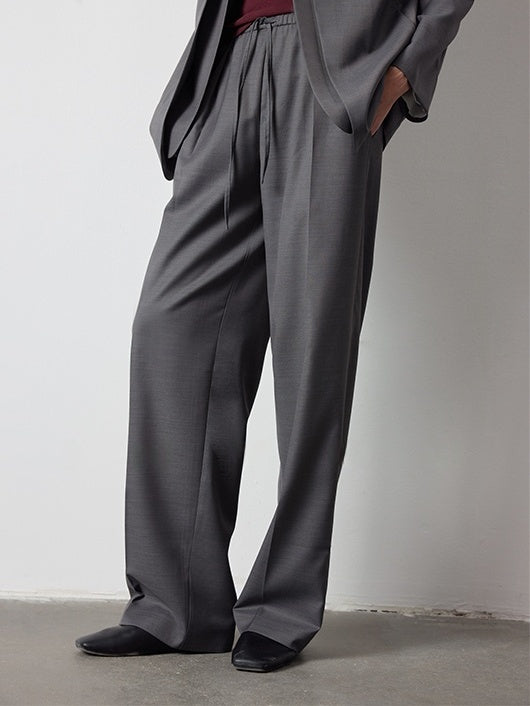 Minimalist Luxury Australian Wool Suit – Pseudo Two-Piece Blazer with Skirt or Pants (Sold Separately)