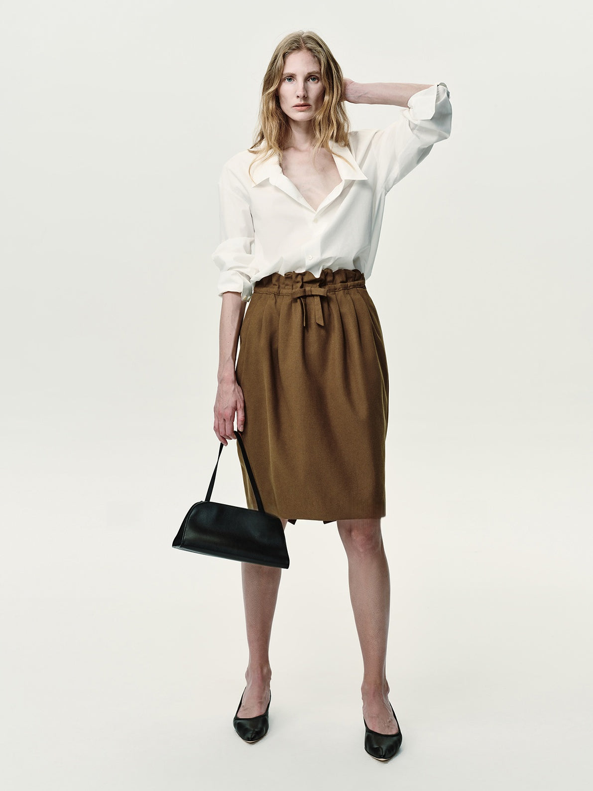 High-End Fashionista Handmade Pleated Mini Skirt | Elegant Blossom Shaped A-Line Skirt