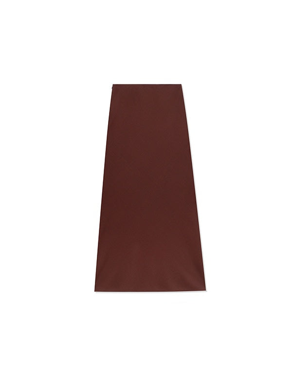 Japanese Washable 90S Fine Merino Wool Pencil Skirt | Elegant High-End Fishtail Hem Midi Skirt