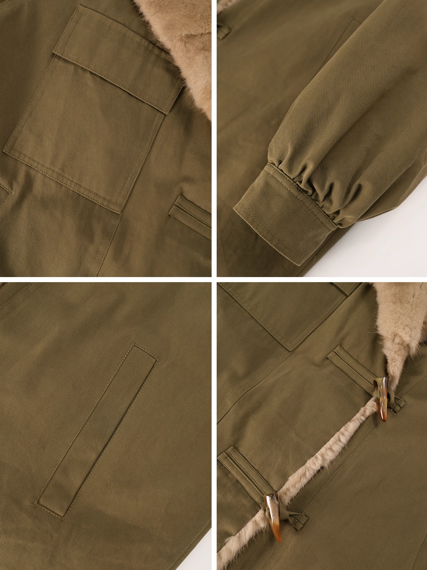 Women’s Winter Down Parka with Mink Fur Hood | 90% White Goose Down Coat