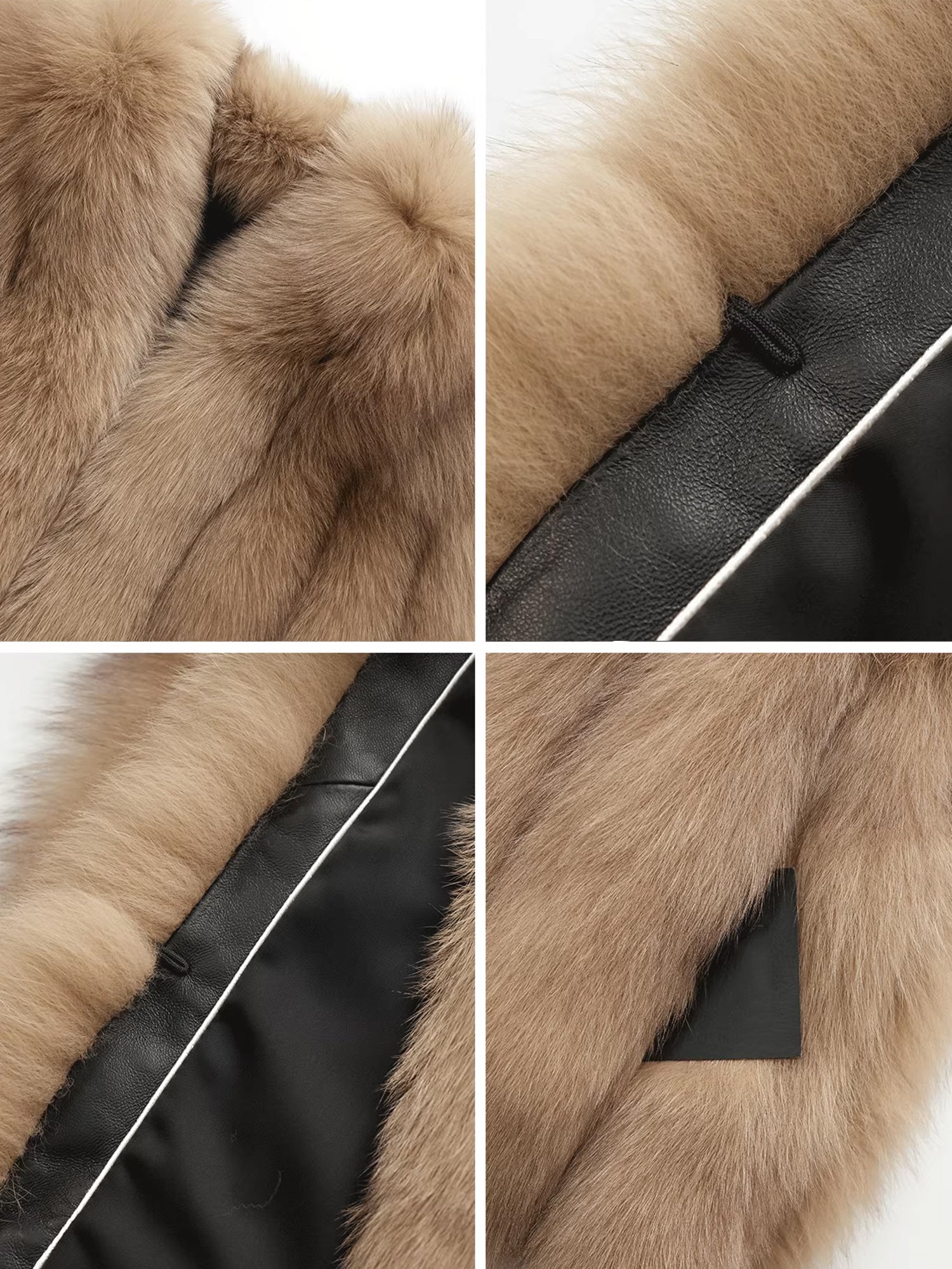 Women’s Fox Fur Vest | Short Winter Gilet Inspired by Finnish Saga Furs Style