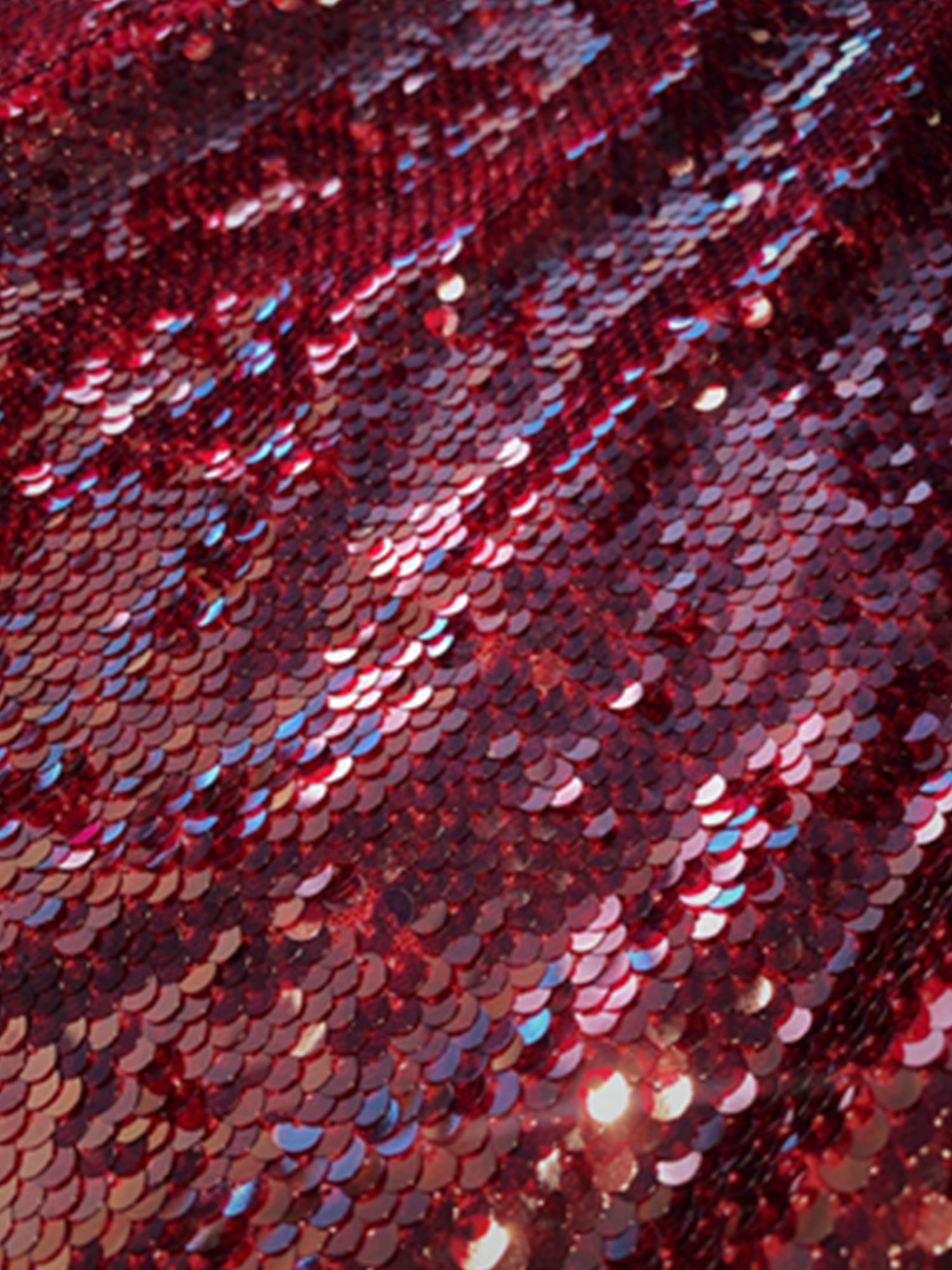 Christmas Party High-Waisted Sequin Pencil Skirt – Slim-Fit Midi Skirt with Side Slit