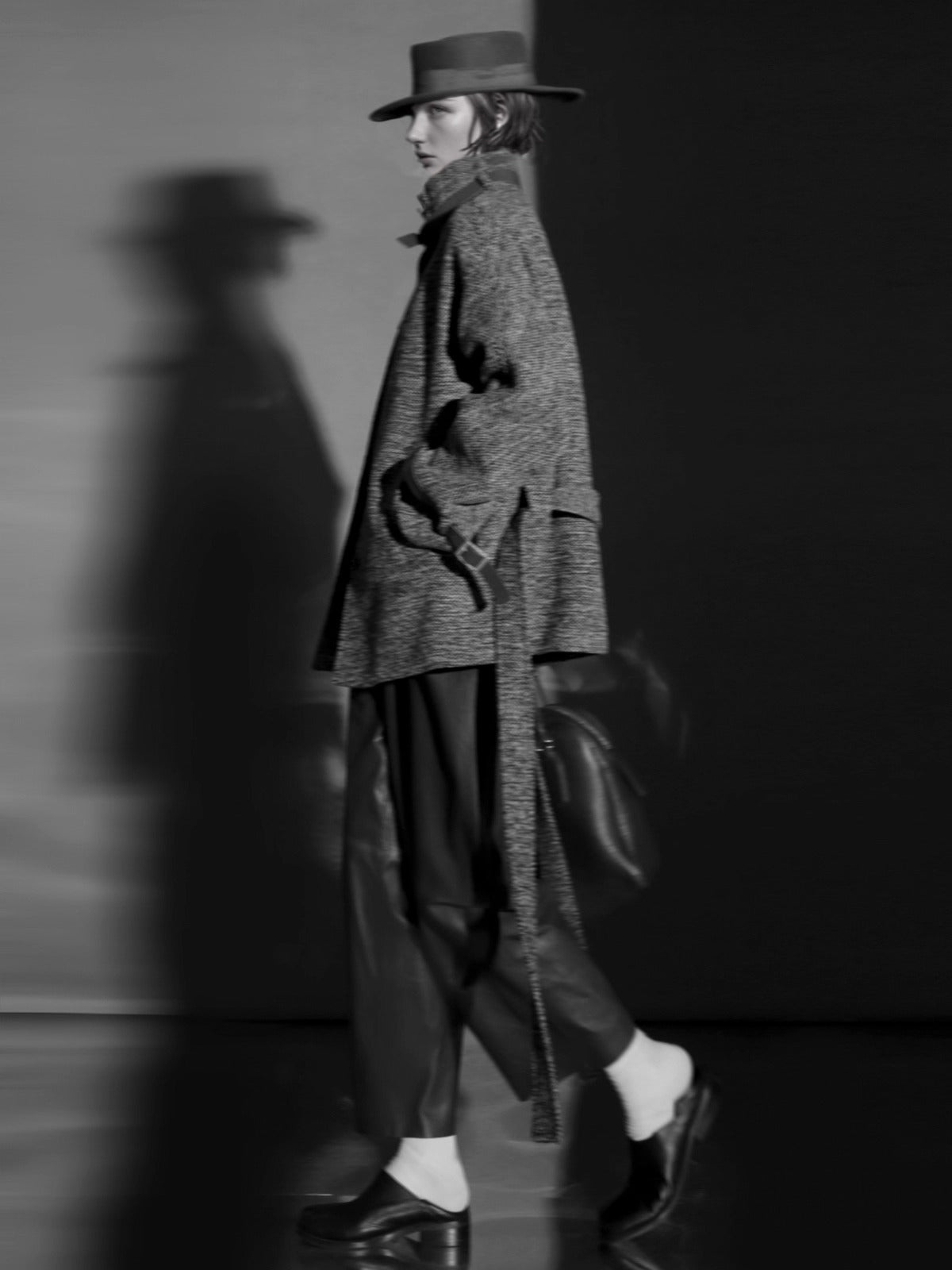 Vintage Stand Collar Wool Coat for Women – Saint Germain-Inspired Trim Design Double-Faced Wool Overcoat, Fall Winter Elegant Outerwear