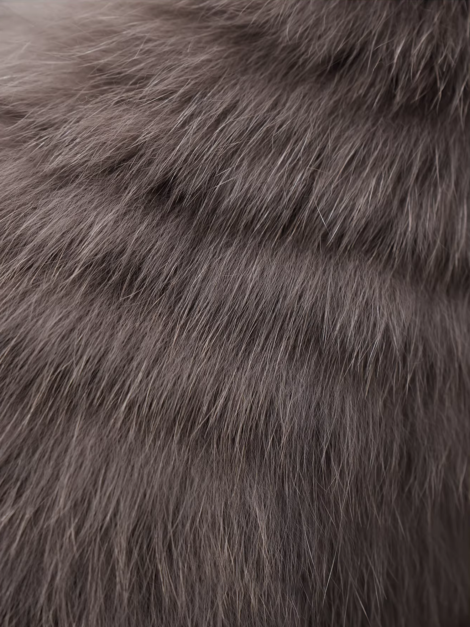 Women’s Long Double-Faced Wool Coat with Fox Fur Collar | 2025 Winter Wool Overcoat