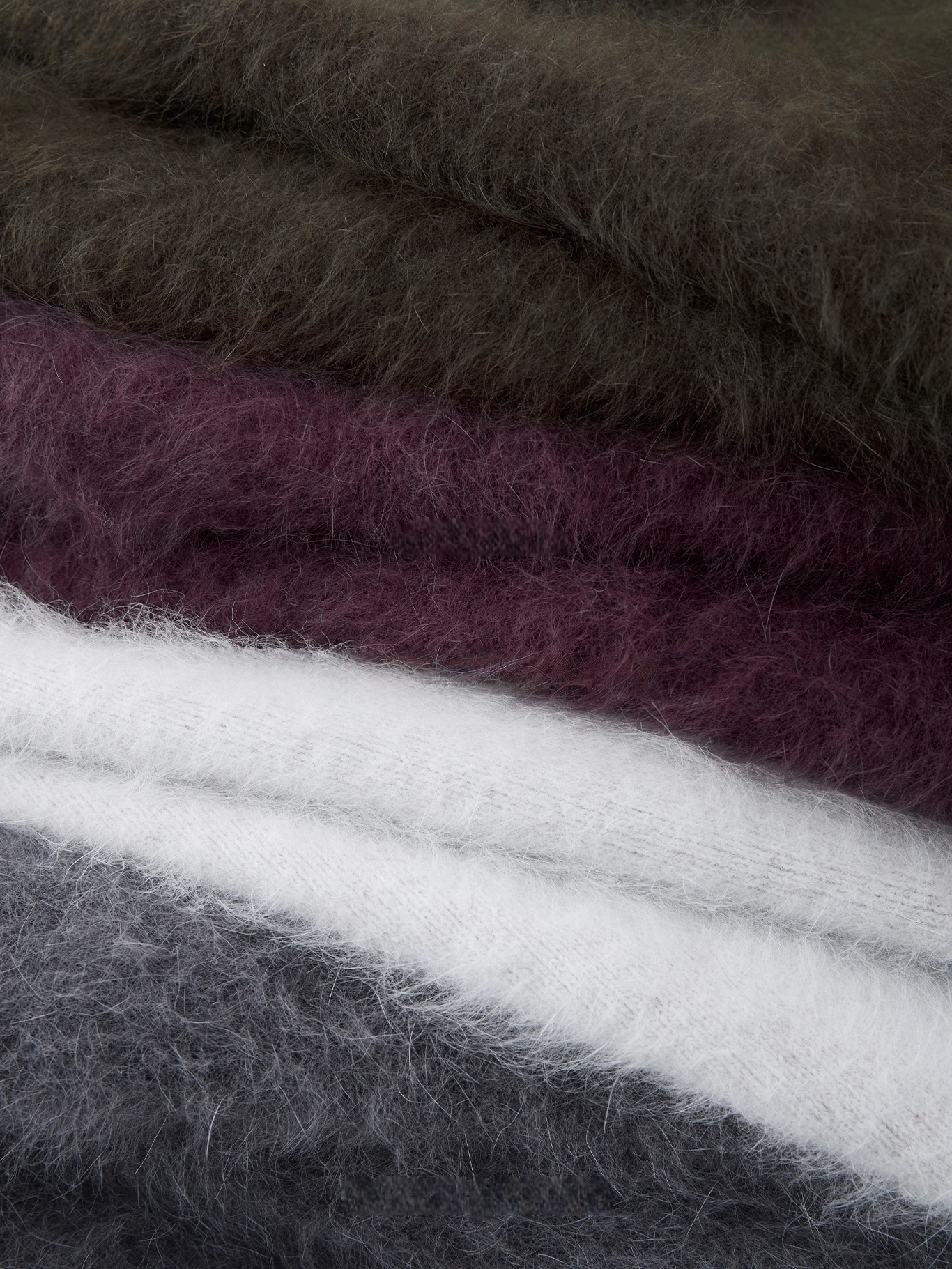 Brushed Merino Wool Knit Sweater | Minimalist Relaxed-Fit Brushed Short Jacket for Women