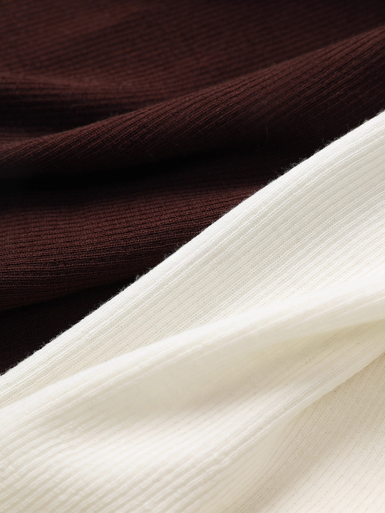 Pure Wool Fine-Rib Off-Shoulder Drape Neck Knit Top for Women – Elegant Spring/Fall Sweater