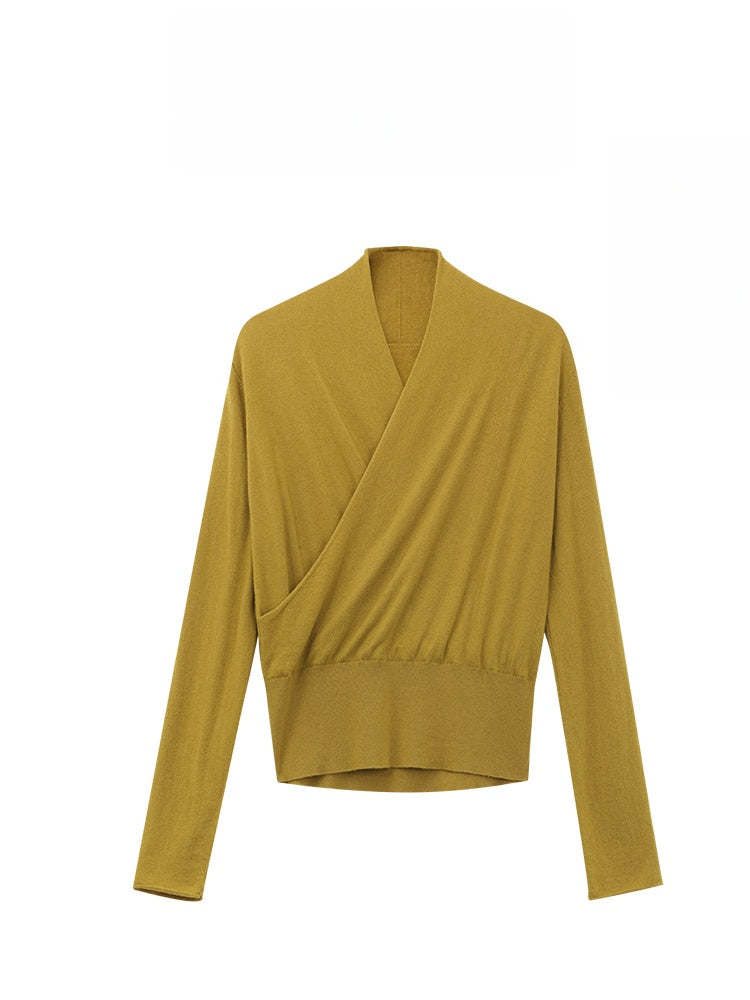 Elegant Rule – Luxury Merino Wool Sweater | German Stoll 48s Fine Knit Pullover for Women