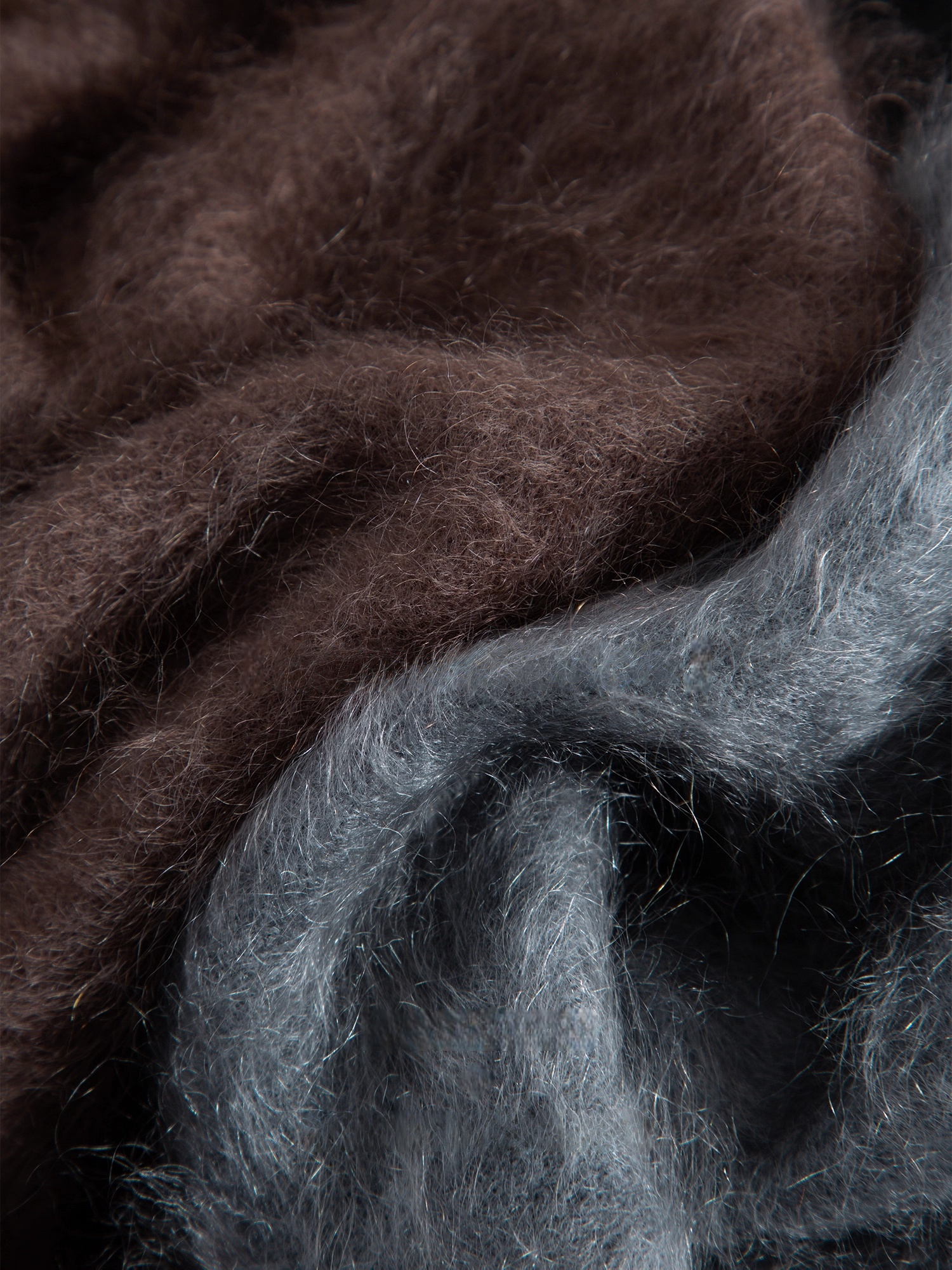 100% Cashmere Brushed Knit Cardigan for Women | Soft Skin-Friendly Loose Fit Sweater Coat