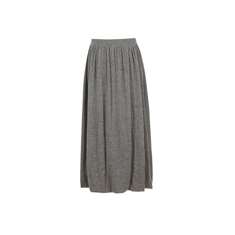 Featherlight Cashmere Wool Romantic Atmosphere Cake Top & Skirt Set – Ethereal, Elegant Layered Design