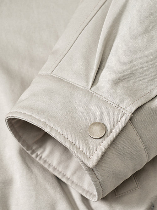 Detachable Shearling-Collar Down Parka for Women – 90% White Goose Down Winter Fur-Trim Coat