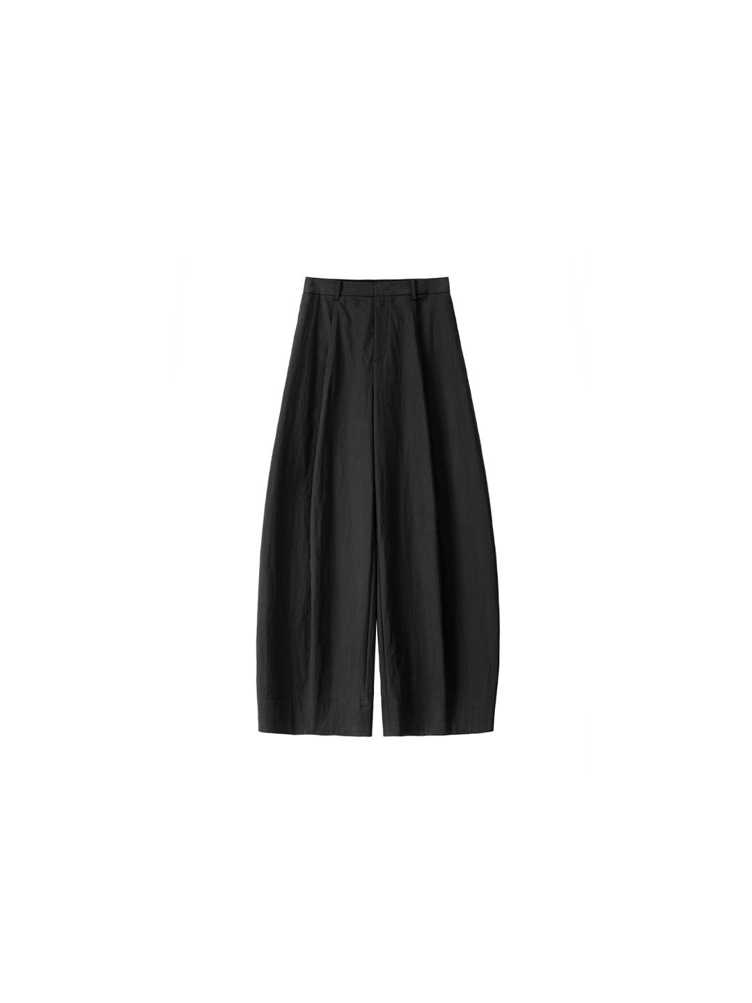 Chic Style Micro-Pleated Cotton-Silk Blend Washed Fabric Commuter Versatile Scythe Balloon Casual Pants