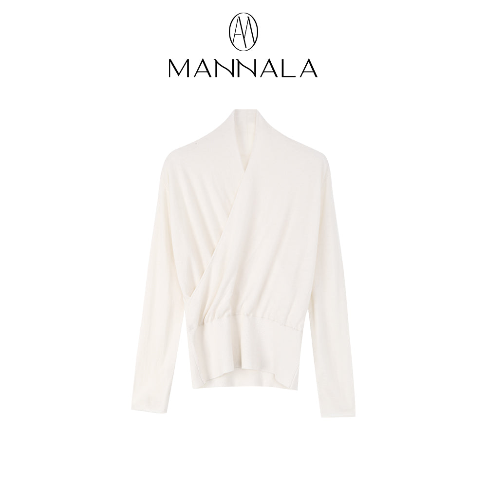 Elegant Rule – Luxury Merino Wool Sweater | German Stoll 48s Fine Knit Pullover for Women