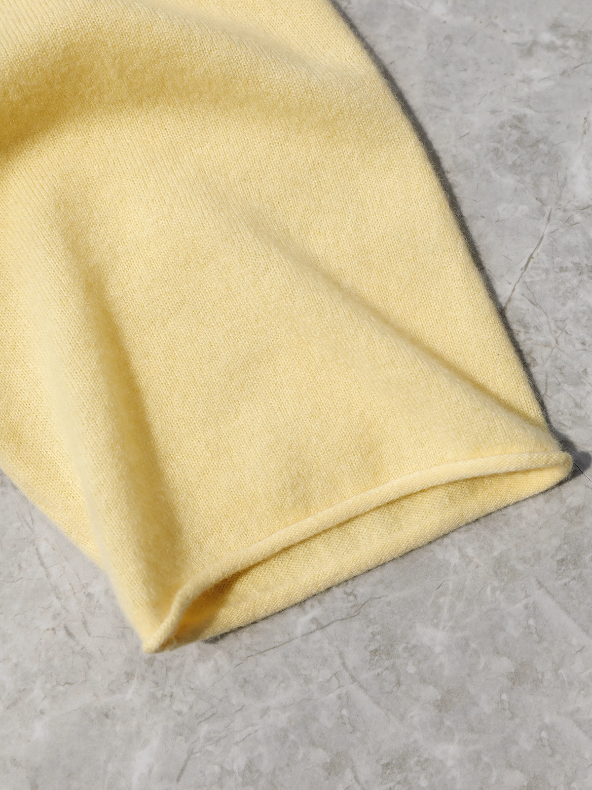 Women’s Cashmere Knit T-Shirt Sweater | Relaxed 3/4 Sleeve Crewneck Top Made with 26-Count Fine Cashmere Yarn